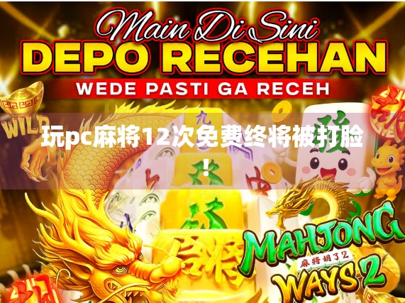 玩pc麻将12次免费终将被打脸！